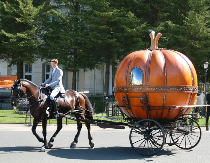 CHARIOT DE CITROUILLE