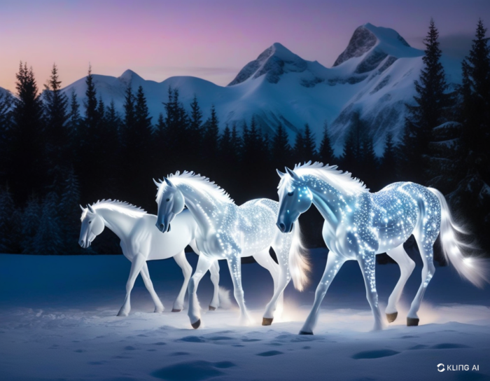 MAGIC WHITE HORSES